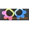 Double Color Bell Shape Silicone Teether (AI-H713)