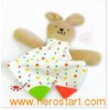 Plush Baby Toy Bunny Bib (TPYE0180)