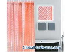 Extra-thick 3D shower curtain图1