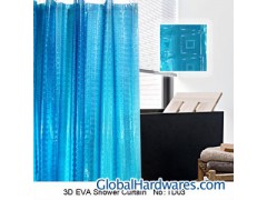 100% EVA 3D bath curtain图1
