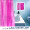 3D EVA shower curtains