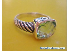 8x10mm Prasiolite Noblesse Ring图1
