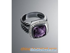 David Yurman Ring,11mm Amethyst New Albion Ring图1
