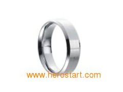 Bevel edge & laser engraving tungsten rings图1