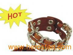 2011-2012 Latest Fashion Brown Leather Wrap Bracelet图1