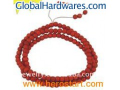 Red Wood Bead Stretch Bracelets  For Mens or Womens 2012 Design图1