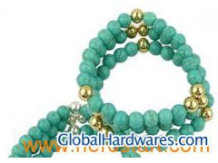 Cheap Green Wood Bead Stretch Bracelet & Bangles图1