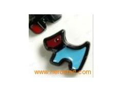 Assorted Color 25X30X10mm Ox Acrylic Beads for Jewelry Making AR0188图1