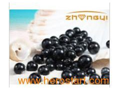 Black Acrylic Beads (PB-110801-02)图1