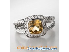 David Yurman Jewelry 7mm Citrine Petite Albion Ring图1