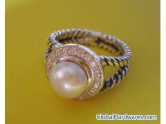 David Yurman8mm Pearl Petite Albion Ring图1