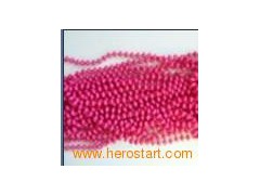 8mm rose pink  abacus bead in strand图1