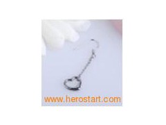 Heart tungsten eardrop图1