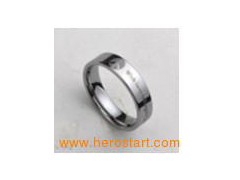 Tungsten ring laser engraving jewelry图1