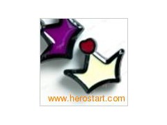 Assorted Color 25X30X10mm Crown Acrylic Beads for Jewelry Making AR0186图1
