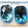 Octagonal Glass Beads Garment Accessory (1037)