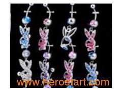 Fashion Stainless Steel Body Jewelry With  Acrylic图1