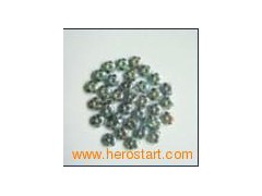 AB Color Sexfoil Silver Plated Beads图1
