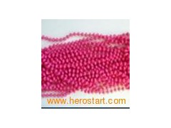 8mm rose pink abacus bead in strand图1