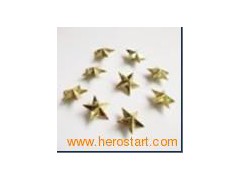 gold plating five-pointed star plastic star beads图1
