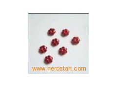 plastic flower vacuum plating bead for jewelry图1