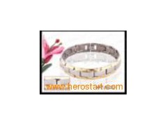 bio magnetic 99.99% germanium bracelet/ stainless steel jewelry图1