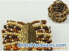 Wholesale Chunky Wooden bracelet bangle,Antique jewelry图1