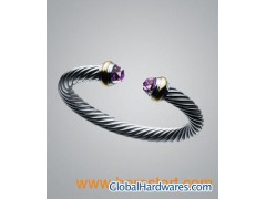 David Yurman 7mm Amethyst Color Classics Bracelet图1
