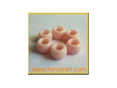 9mm pink barrel shape loose beads图1