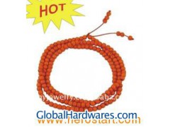 Dual Use White Small Wood Bead Bracelet 2012 New Style图1