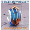 Lampwork Glass European Bead (11061485)