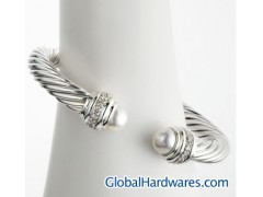 7mm Prasiolite Silver Ice Bracelet图1