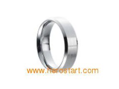 Bevel edge & laser engraving tungsten rings图1