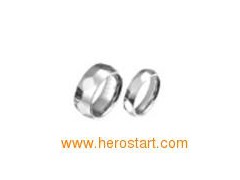 Full dome lover couple tungsten ring图1