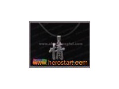 Fashion titanium pendant, for love. stainless steel jewelry图1