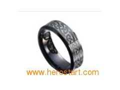 Tungsten black Ring图1