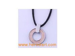Footprint tungsten pendant图1