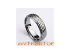 Tyre band engraving tungsten ring jewelry图1