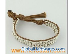 Fashion Beaded Knitted Lady Bracelet, Fashion Lady Accessory图1