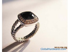 David Yurman 7mm Black Onyx Petite Albion Ring图1