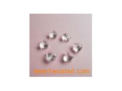 High Quality Mini Heart Transparent Acrylic Beads图1