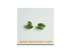 Green Plated Cut Rice Bulk Beads图1
