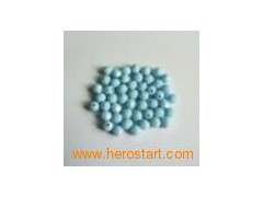 8MM Opaque Light Blue Cut Beads图1