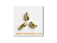 6*14 rice shape golden fashion jewelry bead图1
