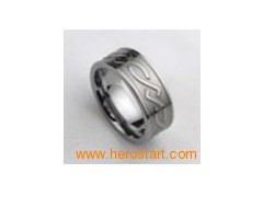 Tungsten ring wedding band图1