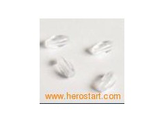 4*8mm hyaline color finish plastic oval beads图1