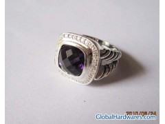 David Yurman 11mm Amethyst Albion Ring图1