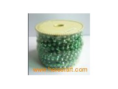 8mm  Green Plated Plastic Cut Bead图1
