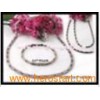 magnet titanium quantum energy necklace/ stainless steel jewelry