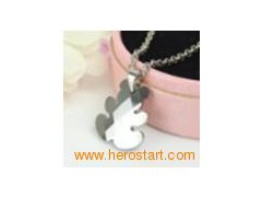 New style!Panda design tungsten pendant with faceted图1